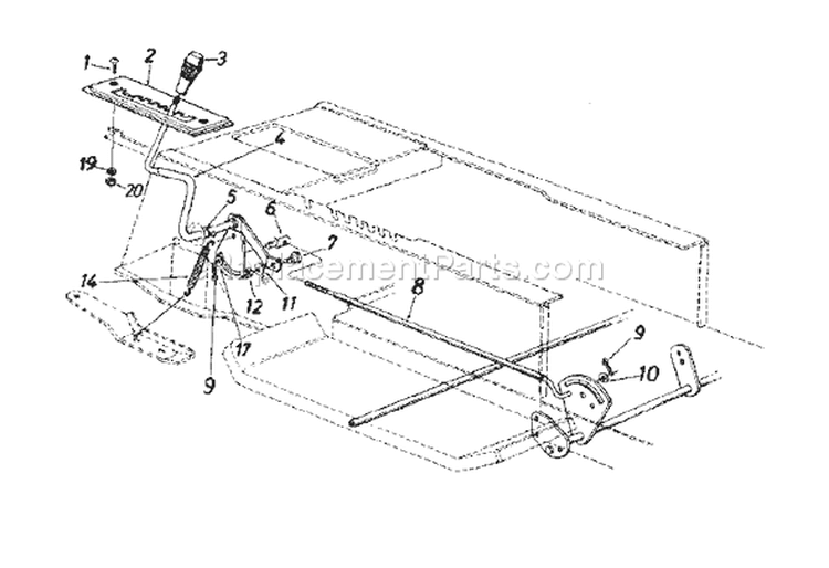 Page H Diagram and Parts List for 13AD674G401 1998 Yard Man Lawn Tractor